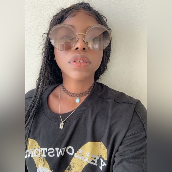 BV0190S Sunglasses by Bottega Veneta™. Shape: Round, Material: Metal, Frame - Picture 7 of 15